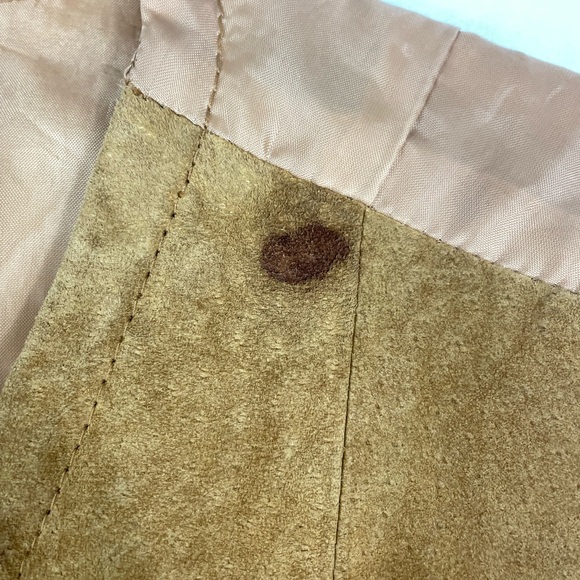 Desperado Tan Suede Vest Genuine Leather - Picture 4 of 6